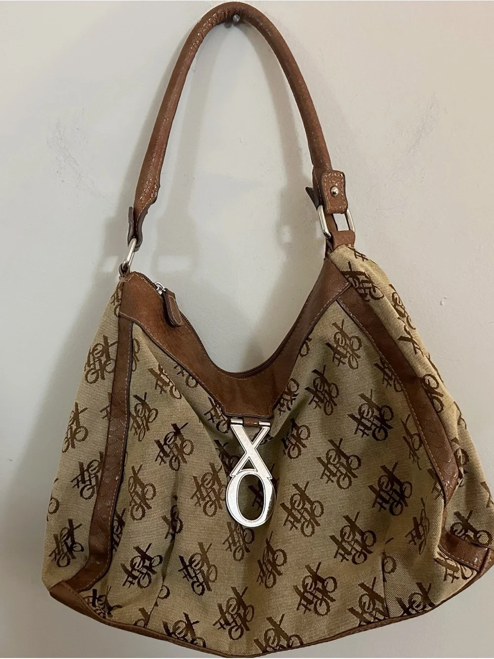 Y2K XOXO Vintage Hobo Shoulder Bag Boho Casual Festival School